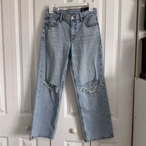 American Eagle Outfitters Light Blue Stovepipe Jeans